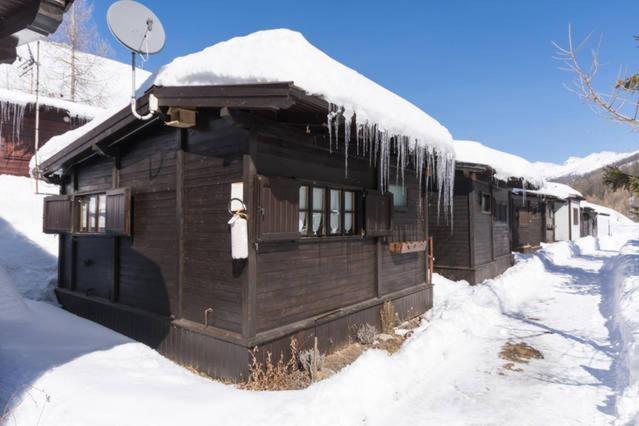 Вилла Lo Chalet Dello Sciatore Боргата-Сестриере Экстерьер фото